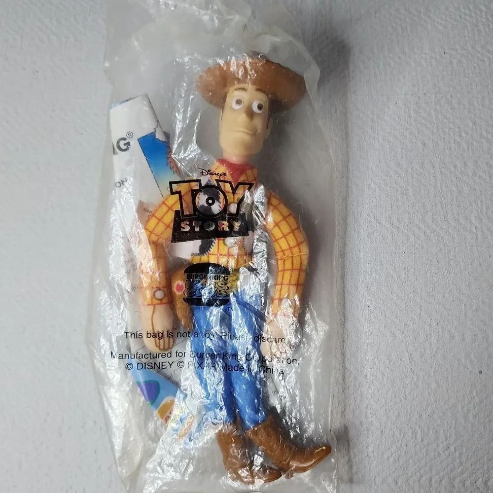 Burger King DIsney Pixar Toy Story 6” WOODY Doll 1995 NEW IN PACKAGING Sealed